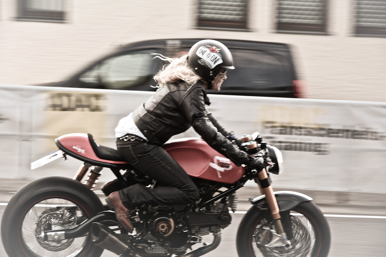 Silvia Rojo S Cafe Racer Photography Moto Lady