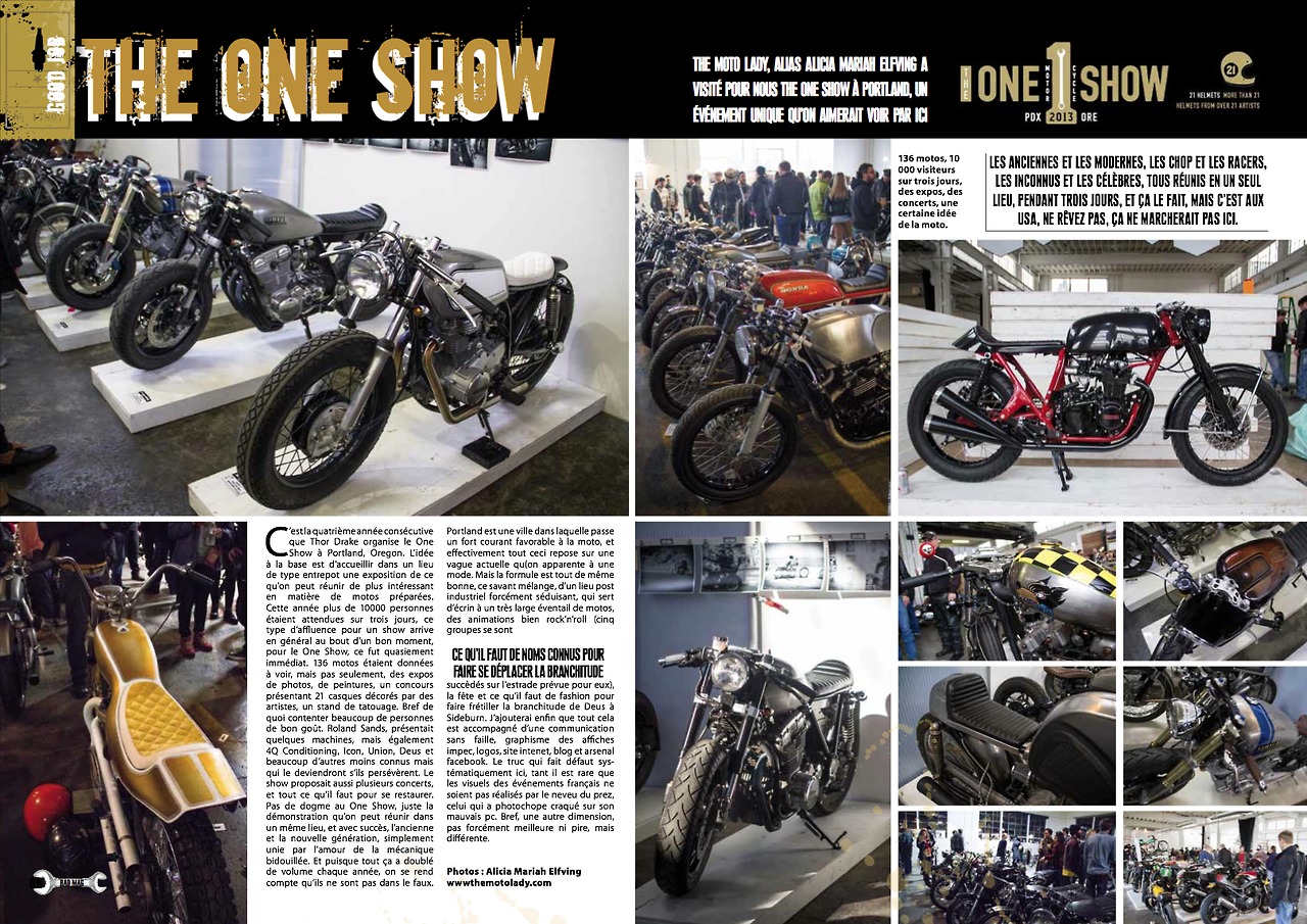 RAD Motorcycles Magazine france issue number 6 / March 2013 - the one ...