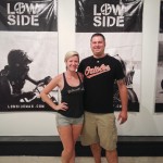 Alicia from MotoLady and Rich Gohlinghorst, owner of 515 Moto and Lowside.