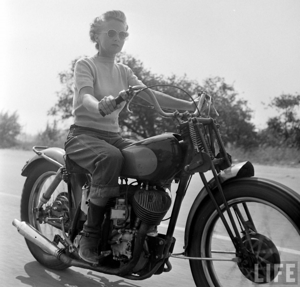 1949 Photography of Loomis Dean – Moto Lady