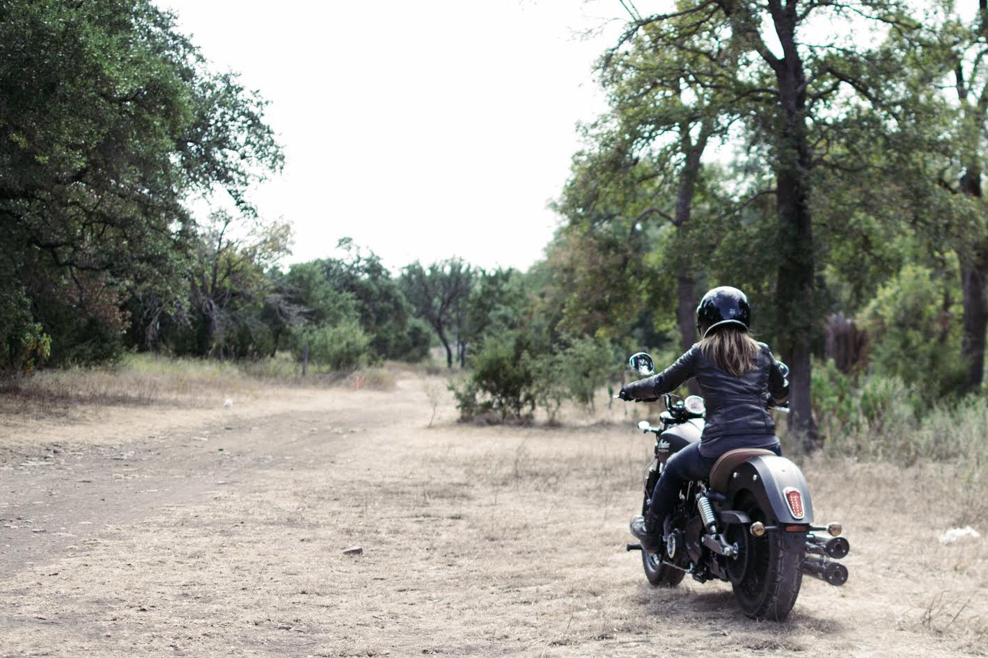 Krystal Hess on the 2015 Indian Scout