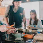 Real Deal Revolution silversmithing workshop with Brittany Jacobs of Moth Wing Metal Works